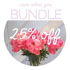 25% off bundles of 3!